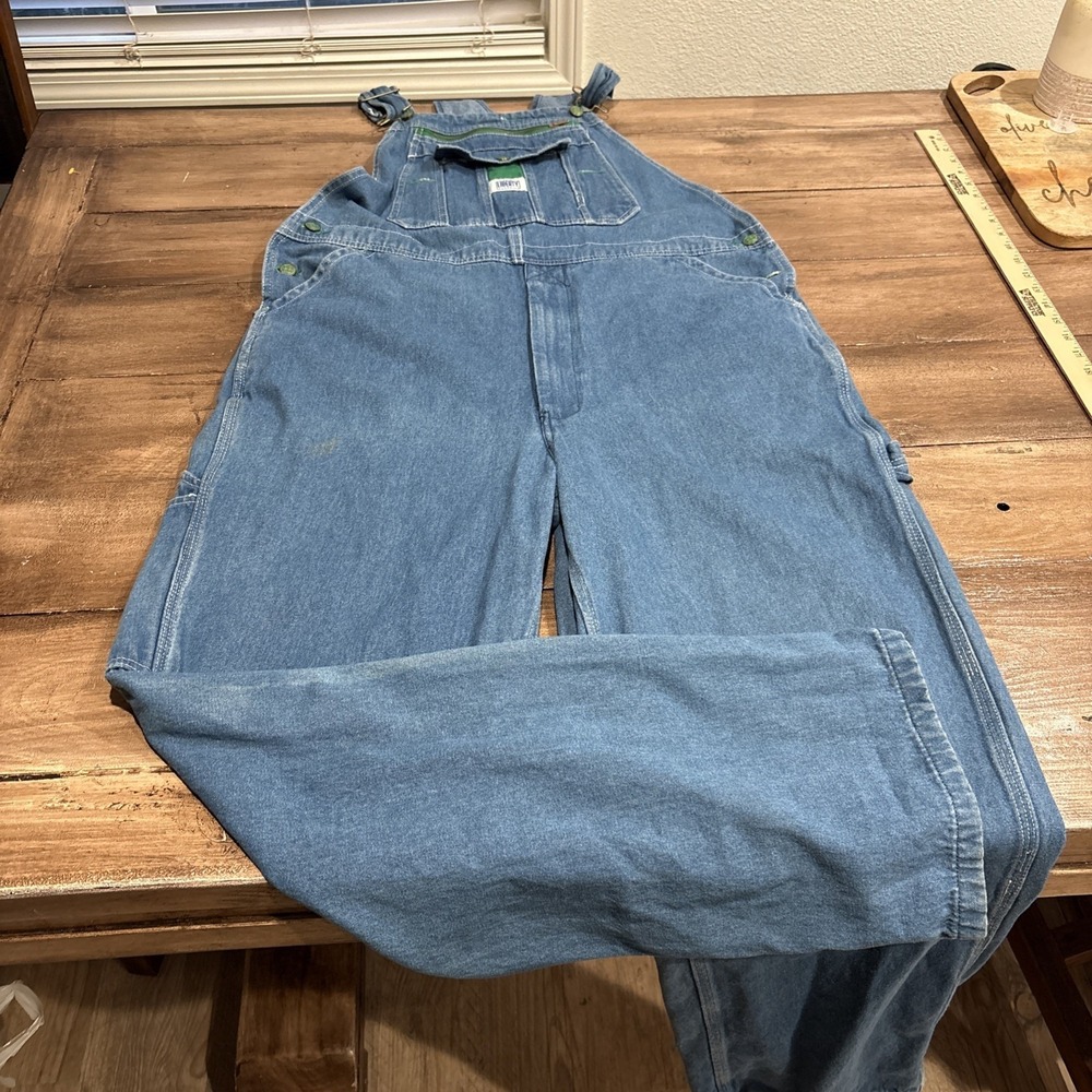 Liberty Denim Bib Overalls Dungarees Mens XL 38" W 32